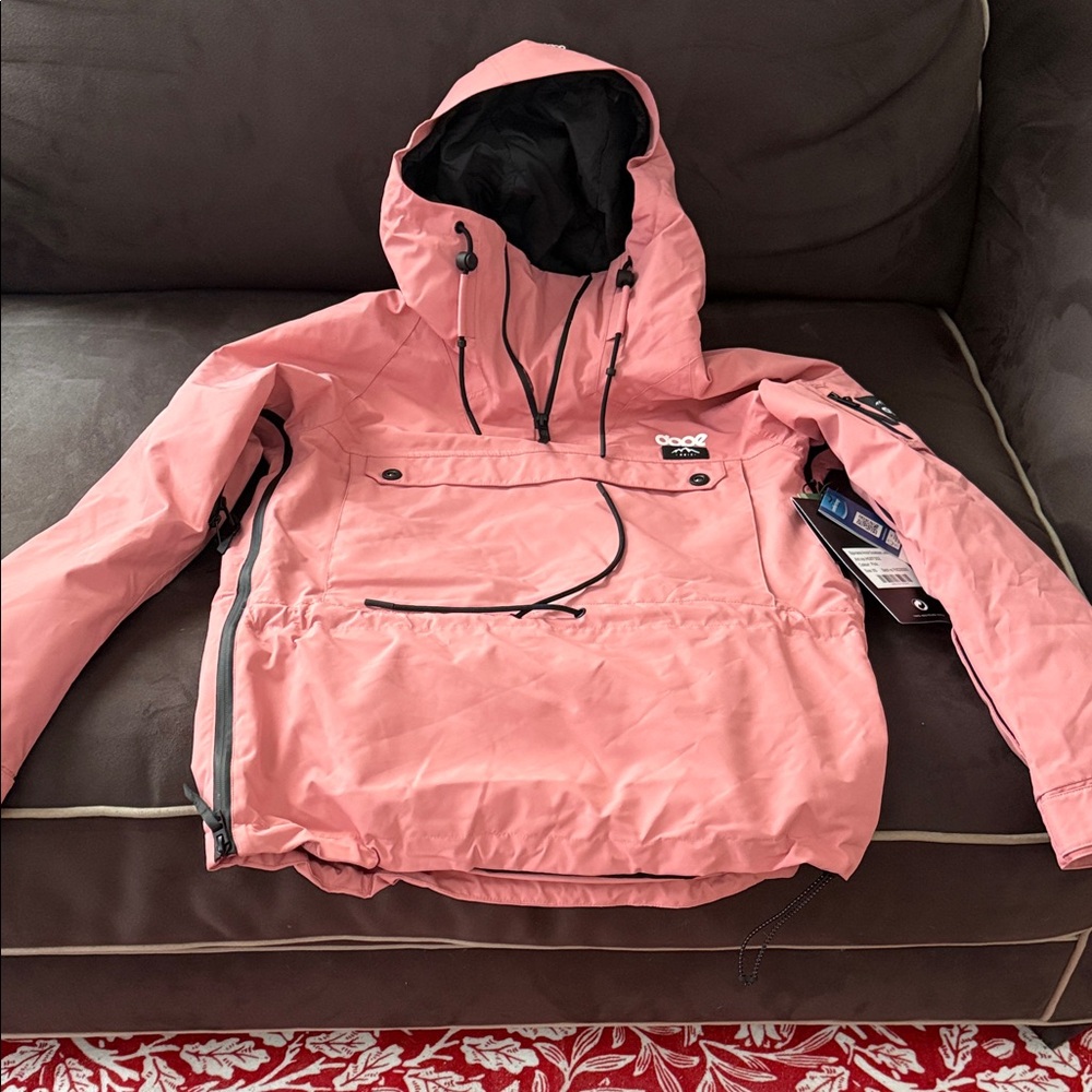 DOPE Coral Hooded Anorak